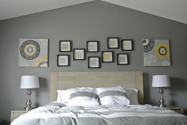 Master bedroom wall gallery 1